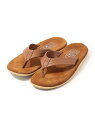 TOMORROWLAND GOODS 【別注】ISLAND SLIPPER PT202 レザートングサンダル トゥモローランド シューズ・靴 サンダル ブラウン...