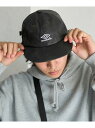 UMBRO SP LEATHERETTE Flat Visor 6Panel Cap 25AW フリークスストア 帽子 キャップ ブラック ブラウン【送料無料】
