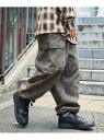 THE CASUAL 10ozイージーカーゴデニム カジュアル パンツ ジーンズ・デニムパンツ ブルー ブラック【送料無料】