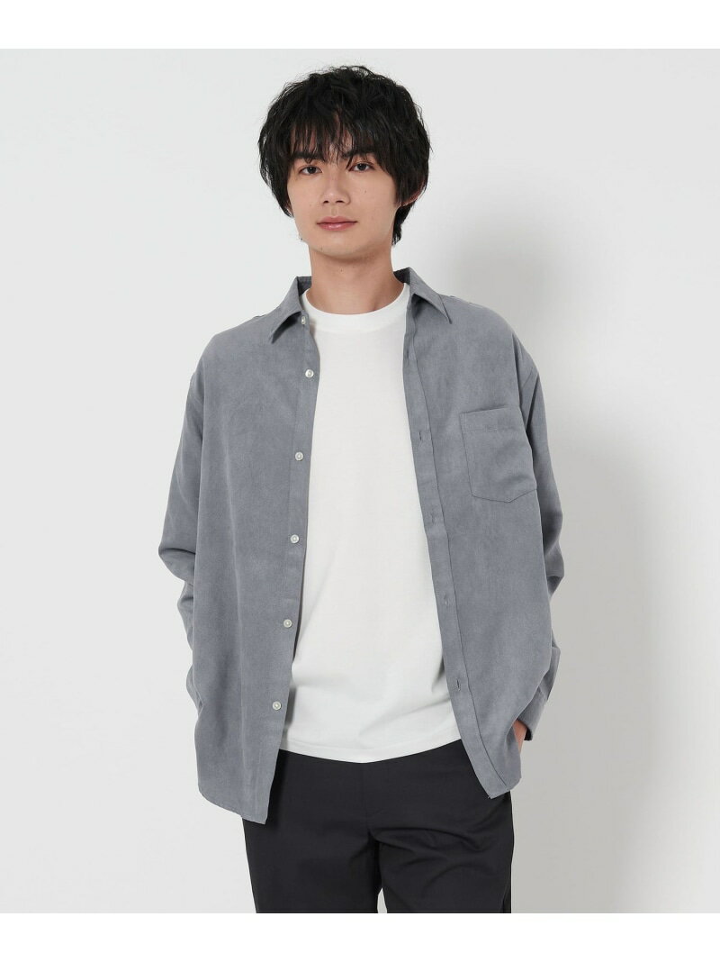 【SALE／50%OFF】a day in the life スエードライク リラックスシャツ＜A DAY IN THE LIFE＞ ユナイテ..