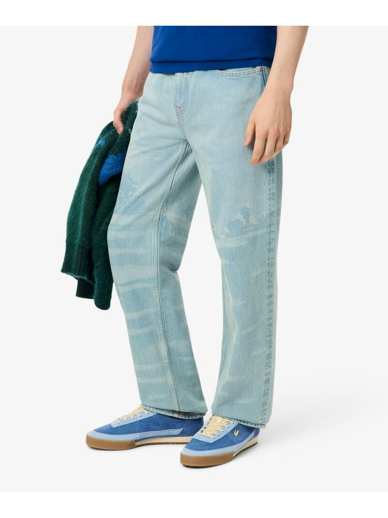 LACOSTE シャンタコランドスケープモチーフデニムジーンズ ラコステ パンツ ジーンズ・デニムパンツ ブ..