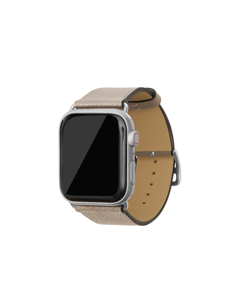 BONAVENTURA ノブレッサ Apple Watch レザーバンド【42mm/44mm/45mm/49mm, M/Lサイズ】 (アダプター:シルバー) ボナベンチュラ アクセサリー・腕時計 その他のアクセサリー・腕時計 ベージュ【送料無料】