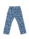 ア・ベイシング・エイプ A BATHING APE ASIA CAMO DENIM PANTS ア ベイシング エイプ パンツ ジーンズ・デニムパンツ ブルー【送料無料】