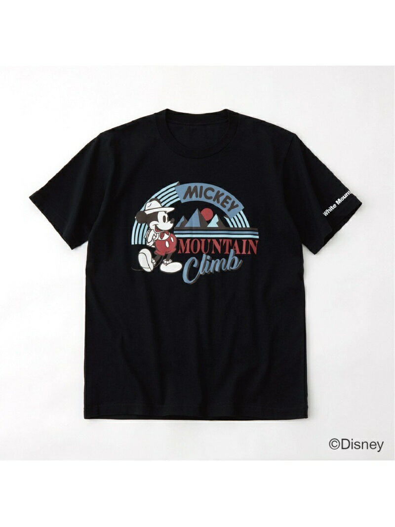 【SALE／30 OFF】White Mountaineering Disney/ Hiking club S/S Tee ホワイトマウンテニアリング トップス カットソー Tシャツ ブラック ホワイト【RBA_E】【送料無料】