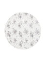 【SALE/40%OFF】Francfranc 【オンラインショップ限定】ボタニカルフラワー こたつ敷布団 円形 φ1900 グレー フランフラン インテリア・...