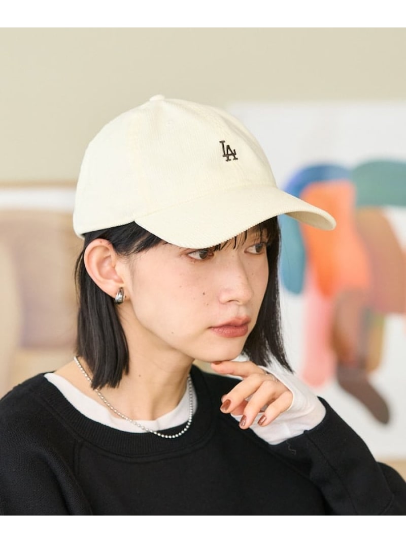 NEW ERA 別注 9TWENTY MICROMINI CORDUROY LOGO CAP 25AW フリークスストア 帽子 キャップ ベージュ ブラウン ネイビー【送料無料】のサムネイル