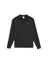PUMA メンズ ゴルフ PUMA x OUTDOOR PRODUCTS 長袖 ポロシャツ プーマ トップス ポロシャツ ブラック【送料無料】