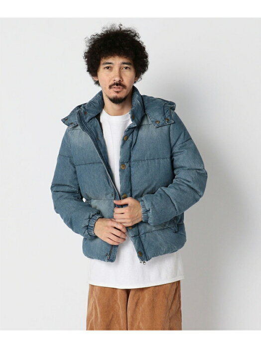 【SALE／50%OFF】LHP AKM/エーケーエム/別注Denim DownJacket エルエイチピー コート/ジャケット ライダースジャケット/レザージャケット ブルー【RBA_E】【送料無料】