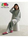 【SALE/25%OFF】FRUIT OF THE LOOM FRUIT OF THE LOOM/(U)FTL 裏毛ゆったりルームウエア ハンドサイン インナー...