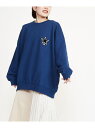 CONVERSE TOKYO STAR★ TAFTING PATCH SWEAT コンバーストウキョウ トップス スウェット・トレーナー ブルー ホワイト ブラック グレー グリーン【送料無料】