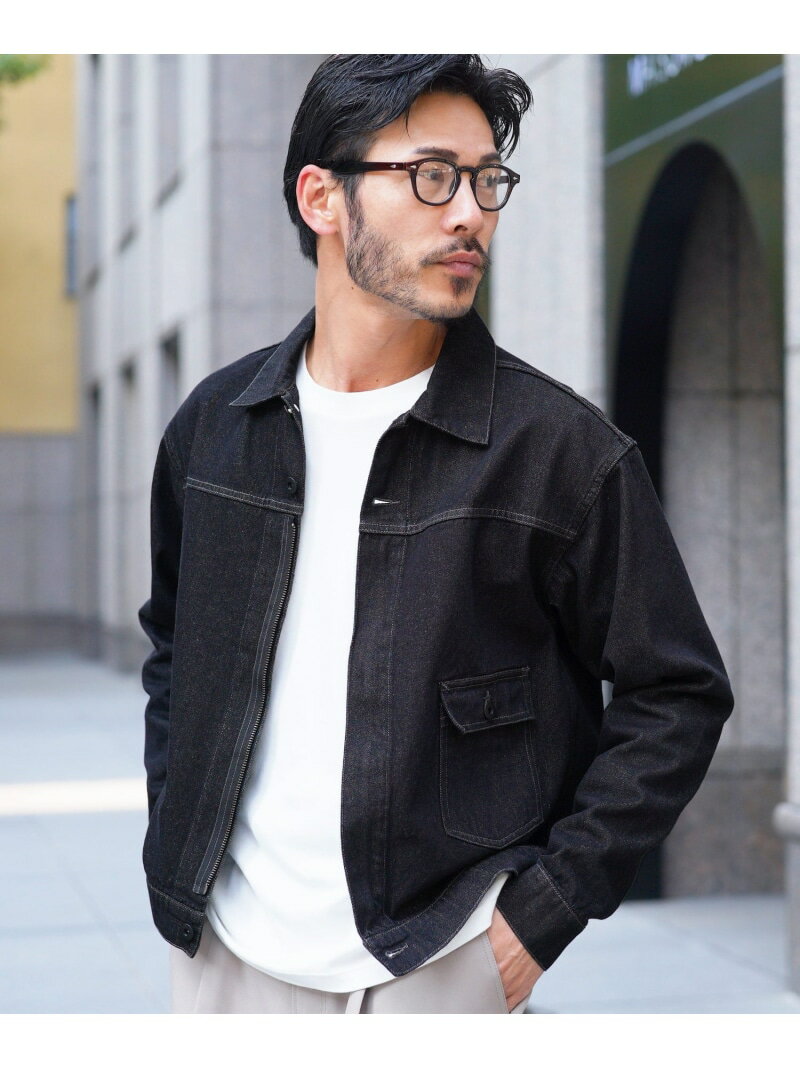 JIGGYS SHOP SELECT 襟付きジップアップ ライトオンスデニムジャケット ブルゾン 25AW ジギーズショッ..