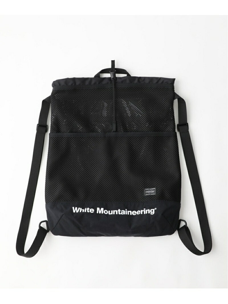 White Mountaineering WM x PORTER MESH BACKPACK ステュディオス バッグ リュック・バックパック ブラック【送料無料】