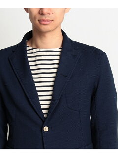 Dobby Cloth Jacket 086-48501: Navy Dobby Cloth Jacket 086-48501: Navy