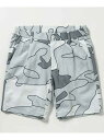 LUXEAKMPLUS LUXEAKMPLUS ゴルフ カモ柄ショーツ(吸水速乾) シフォン パンツ その他のパンツ ブラック ホワイト ベージュ【送料無料】