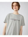 TOMMY HILFIGER (M)TOMMY HILFIGER(トミーヒルフィガー) ベーシックロゴTシャツ トミーヒルフィガー トップス カットソー・Tシャツ グレー ネイビー ブラック ホワイト【送料無料】