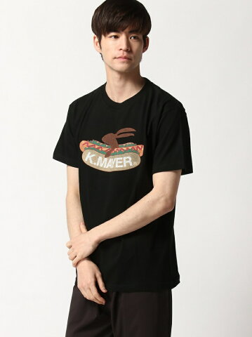 【SALE／60%OFF】KRIFF MAYER ブランドロゴT(HOT-DOG) クリフメイヤー カットソー Tシャツ ブラック ネイビー ホワイト レッド【RBA_E】