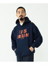 【SALE／50 OFF】BEAMS MEN THE DAY BEAMS PLUS / 別注 Pullover Sweat Hoodie ビームス メン トップス スウェット トレーナー ネイビー レッド【RBA_E】【送料無料】