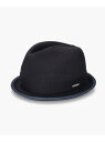 OVERRIDE OVERRIDE REP KNIT FEDORA / オーバーライド オーバーライド 帽子 ハット ブラック グレー ネイビー【送料無料】