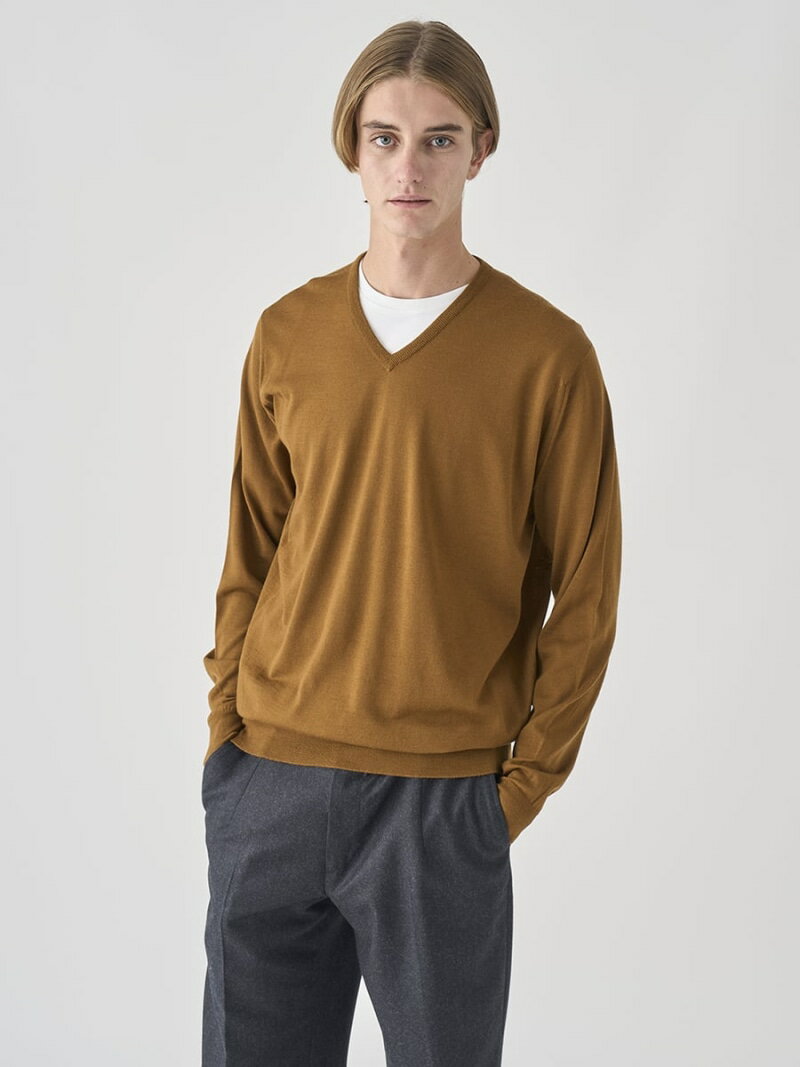 JOHN SMEDLEY VͥåĹµ˥åȥץ륪С  PACKHAM  30G MODERN FIT 󥹥ɥ졼 ȥåץ ˥åȡ̵