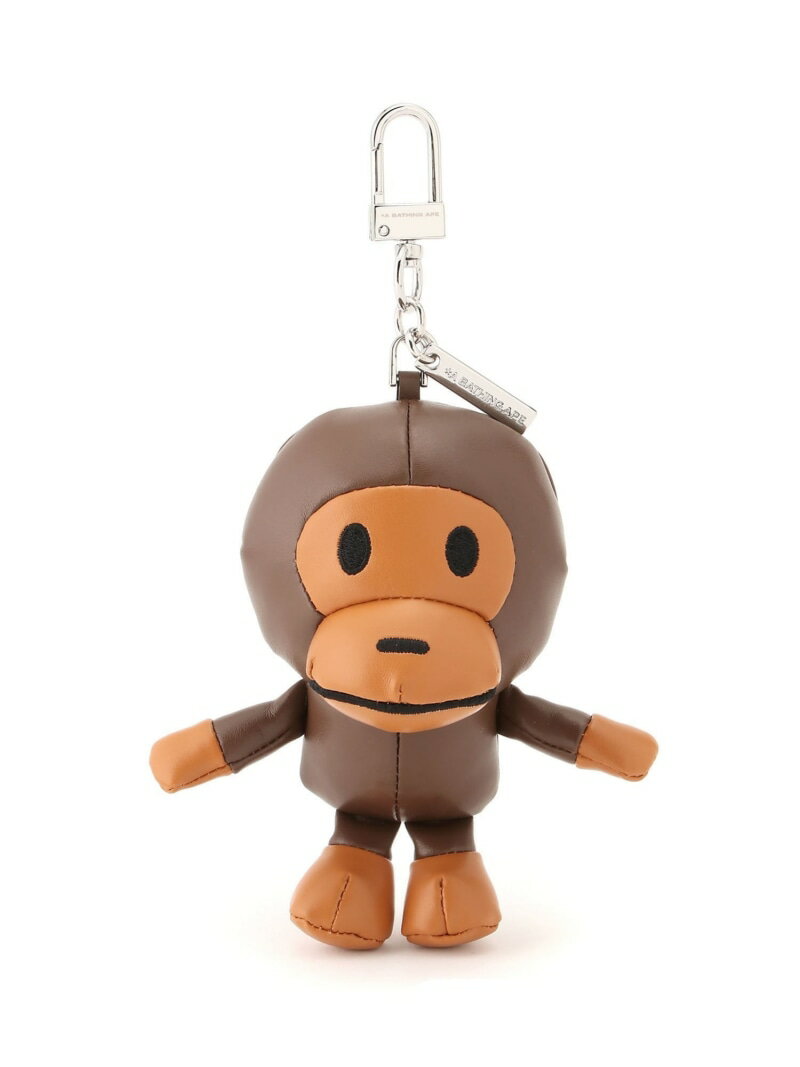 A BATHING APE BABY MILO PLUSH DOLL KEYCHAIN ア ベイシング エイプ インテリア 生活雑貨 オブジェ 置物 アート ブラウン【送料無料】