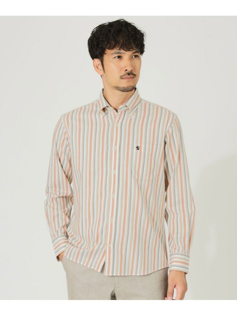 【SALE／23%OFF】THE SCOTCH HOUSE 【キングサイズ】ストライプシャツ ザ・ス
