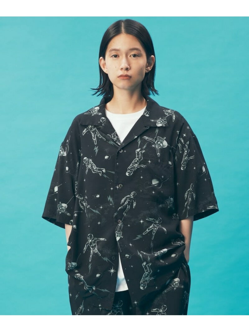 ySALE^70%OFFzI Need You Baby Parallel World Odyssey S/S Open collar ShirtyWJz t[NXXgA gbvX VcEuEX ubN O[ u[yRBA_Ezyz