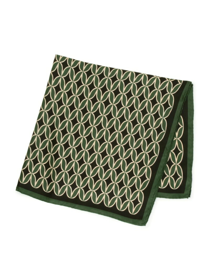 TOMORROWLAND GOODS TOMORROWLAND ジオメトリック柄 シルクスカーフ トゥモローランド ファッション雑..