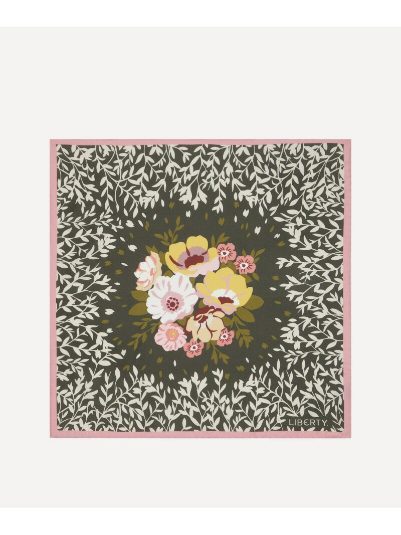 LIBERTY LIBERTY.(リバティ)ソープネス メドゥ 45x45 シルク スカーフ リバティ ファッション雑貨 スカ..