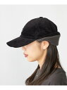 SHIPS MEN 【WEB限定】SHIPS: ワンポイント ロゴ 刺繍 コーデュロイ ボア オーバーフィット キャップ シップス 帽子 キャップ ネイビー ブ...