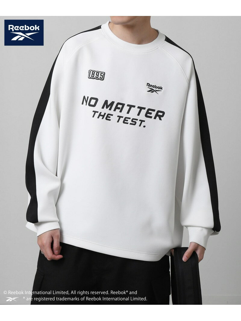 其它 - Reebok 【rm-5102】REEBOK ダンボールニット ポンチ長袖ゲームシャツ ジップファイブ/ニルウェイ トップス カットソー・Tシャツ ブラック ホワイト【送料無料】