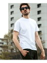 【SALE/20%OFF】1PIU1UGUALE3 RELAX 1PIU1UGUALE3 RELAX バック刺繍ロゴ半袖Tシャツ シフォン トップス カットソー・Tシャツ ホワイト ブラック【RBA_E】【送料無料】