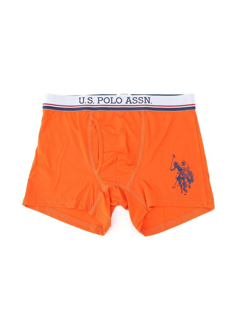 【SALE／20%OFF】U.S. POLO ASSN. U.S.POLO ASSN./(M)USPAビッグロゴアンダーパンツ ハンドサイン インナー・ルームウェア ボクサーパンツ・トランクス オレンジ ピンク【RBA_E】