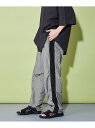 【SALE/60%OFF】CITEN <CITEN>エアリーナイロントラックパンツ ユナイテッドアローズ アウトレット パンツ その他のパンツ ブラック グレー【RBA_E】