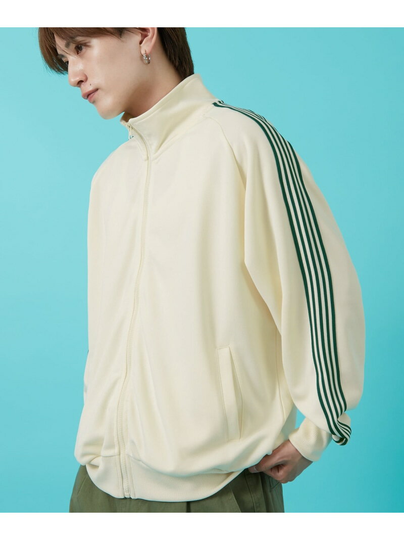 【SALE/16%OFF】improves UAU ワオ ライン ジャージ トラックジャケット インプローブス ジャケット・アウター ブルゾン・ジャンパー ブラウン グレー ネイビー パープル ホワイト ブラック【RBA_E】【送料無料】