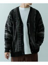 【SALE/60%OFF】URBAN RESEARCH ITEMS マルチジャカード ニットカーディガン アーバンリサーチアイテムズ トップス カーディガン ブ...