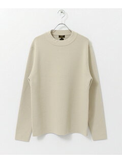 JP Milano Rib Mock Neck UF87-12B001: Beige JP Milano Rib Mock Neck UF87-12B001: Beige