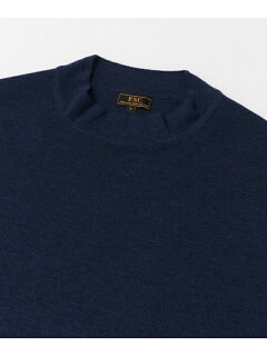 JP Milano Rib Mock Neck UF87-12B001: Navy JP Milano Rib Mock Neck UF87-12B001: Navy