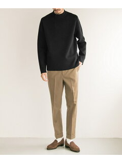 JP Milano Rib Mock Neck UF87-12B001: Black JP Milano Rib Mock Neck UF87-12B001: Black
