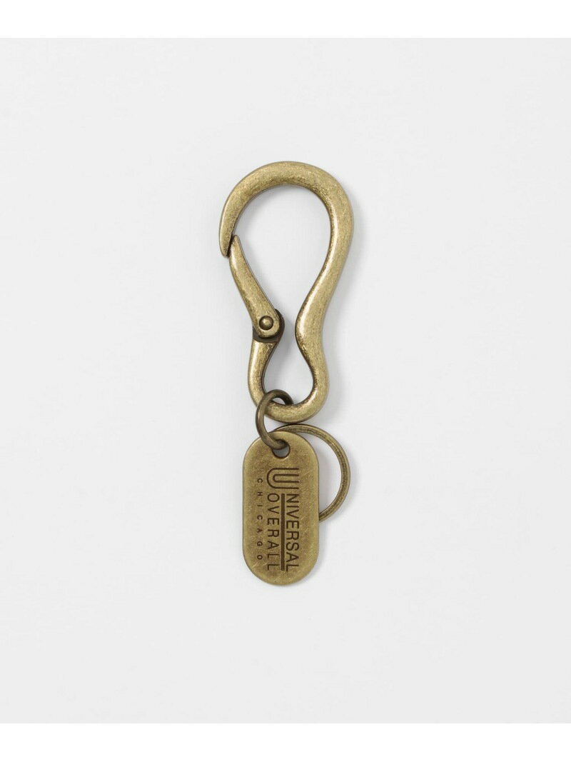 URBAN RESEARCH ITEMS UNIVERSAL OVERALL U.O.Carabiner Key Ring アーバンリサーチアイテムズ ファッション雑貨 チャーム・キーチェーン ゴールド ブラック オレンジ