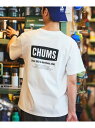 CHUMS CHUMS×FREAK'S STORE チャムス 別注 ヒストリー バックプリント クルーネックTシャツ 【限定展開】 フリークスストア トップス カットソー・Tシャツ ホワイト ブラック ベージュ ブルー【送料無料】