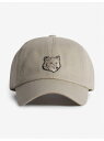 Maison Kitsune Maison Kitsune/(M)FOX HEAD CAP メゾン キツネ 帽子 キャップ ベージュ【送料無料】