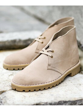 【SALE／40%OFF】417 EDIFICE 【CLARKS / クラークス】Desert Rock デザートロック フォーワンセブン エディフィス シューズ ショートブーツ/ブーティー ベージュ ブラック【RBA_E】【送料無料】