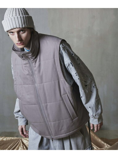 【SALE/50%OFF】MAISON SPECIAL T/W Stretch Prime-Over Puffer Vest メゾンスペシャル ジャケット・アウター ダウンジャケット・ダウンベスト グレー ブラック ブラウン【RBA_E】【送料無料】 【SALE/50%OFF】MAISON SPECIAL T/W Stretch Prime-Over Puffer Vest メゾンスペシャル ジャケット・アウター ダウンジャケット・ダウンベスト グレー ブラック ブラウン【RBA_E】【送料無料】