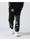 ROYAL FLASH THESAINT MAFIA CLUB/SWEAT EASY PANTS ロイヤルフラッシュ パンツ ジーンズ・デニムパンツ ブラック【送料無料】