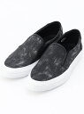 【SALE/30%OFF】MONSIEUR NICOLE メタリックメランジ スリップオン ニコル シューズ・靴 その他のシューズ・靴 ブラック グレー【RBA...