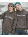 【SALE/60%OFF】WEGO MEN'S ピグメントラメグラフィックプルパーカー ウィゴー トップス パーカー・フーディー ブラック ブラウン【RBA_E...