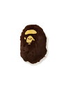 A BATHING APE BIG APE HEAD CUSHION M ア ベイシング エイプ インテリア・生活雑貨 クッション・クッションカバー ブラウン【...