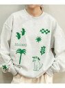 【SALE/60%OFF】FREAK'S STORE 福岡クリエイターズ フリークスストア トップス スウェット・トレーナー グリーン グレー【RBA_E】