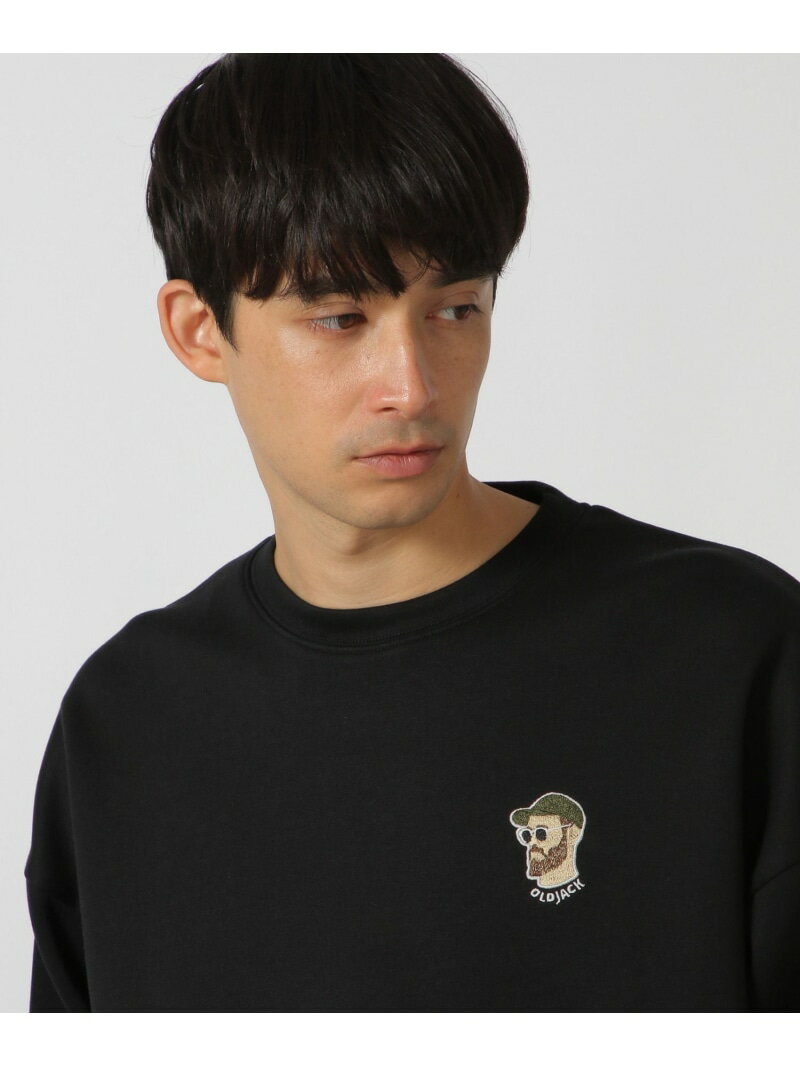 【SALE／58%OFF】LAKOLE ヒゲダンボール刺繍プルオーバー ラコレ トップス スウェット・トレーナー グレー ブラウン ホワイト ブラック【RBA_E】(4)