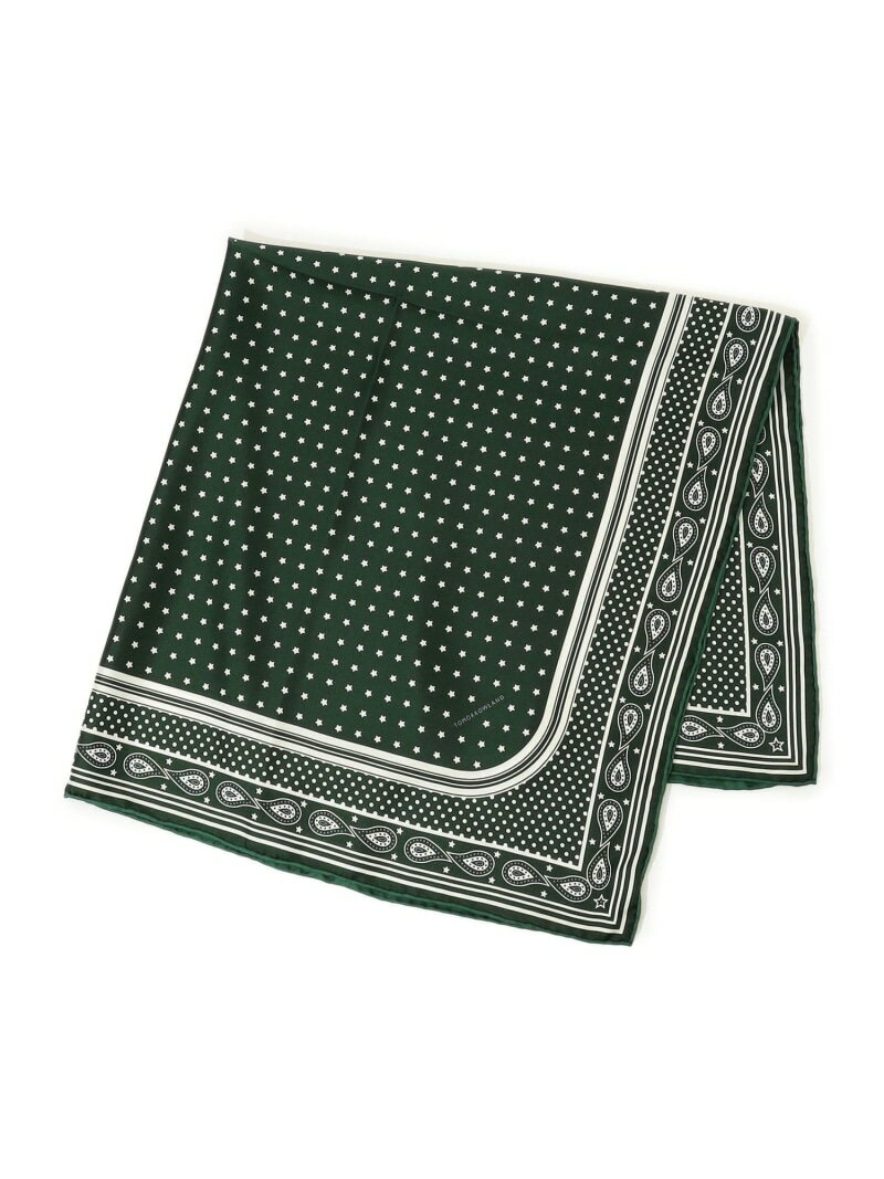 TOMORROWLAND GOODS TOMORROWLAND シルクバンダナ柄スカーフ トゥモローランド ファッション雑貨 スカ..